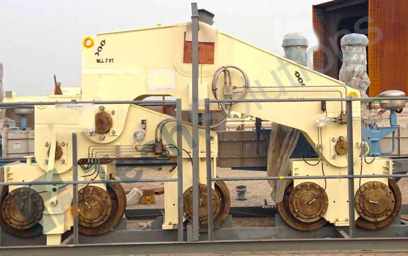 five wheel travelling bogie assembly