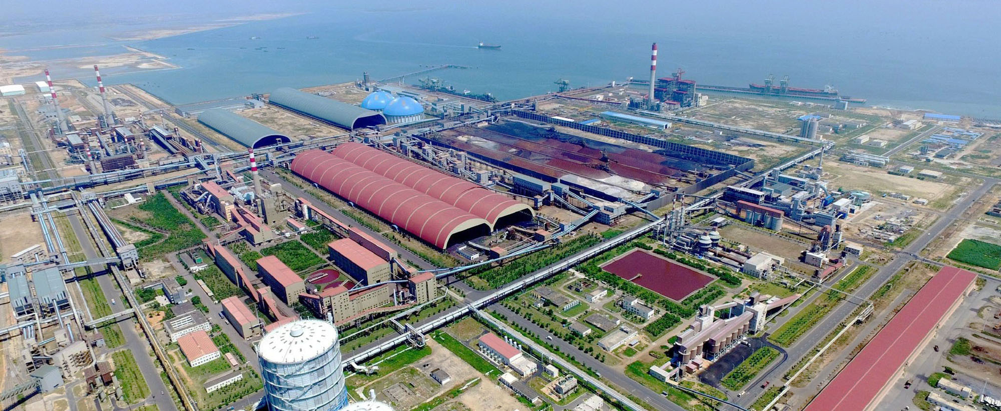 stockyard for iron steel plant closed stockyard integrated solution in steel plant